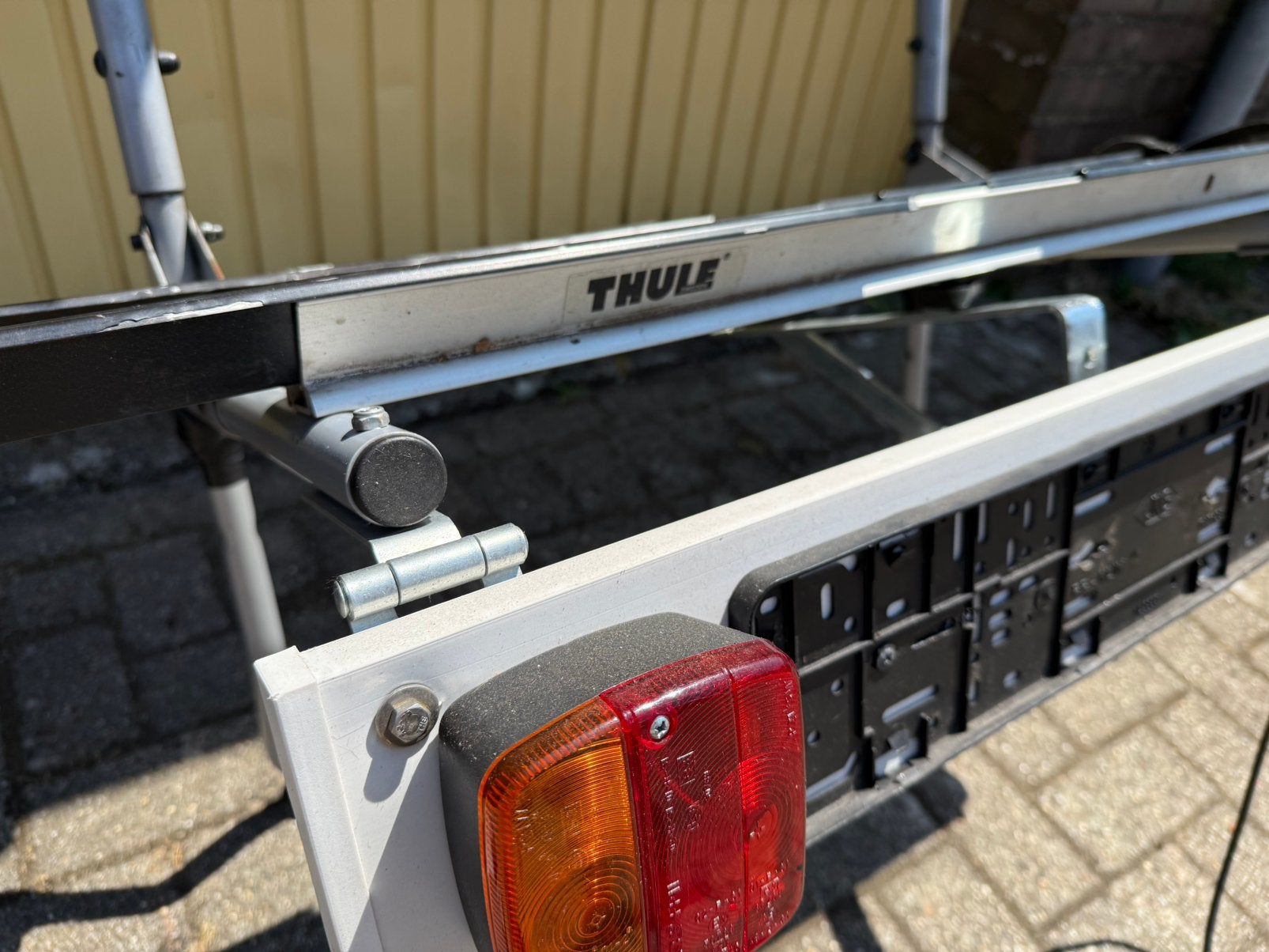THULE fietsendrager voor achterklep bestelauto of camper, Ophalen, 2 fietsen, Gebruikt, Achterklepdrager