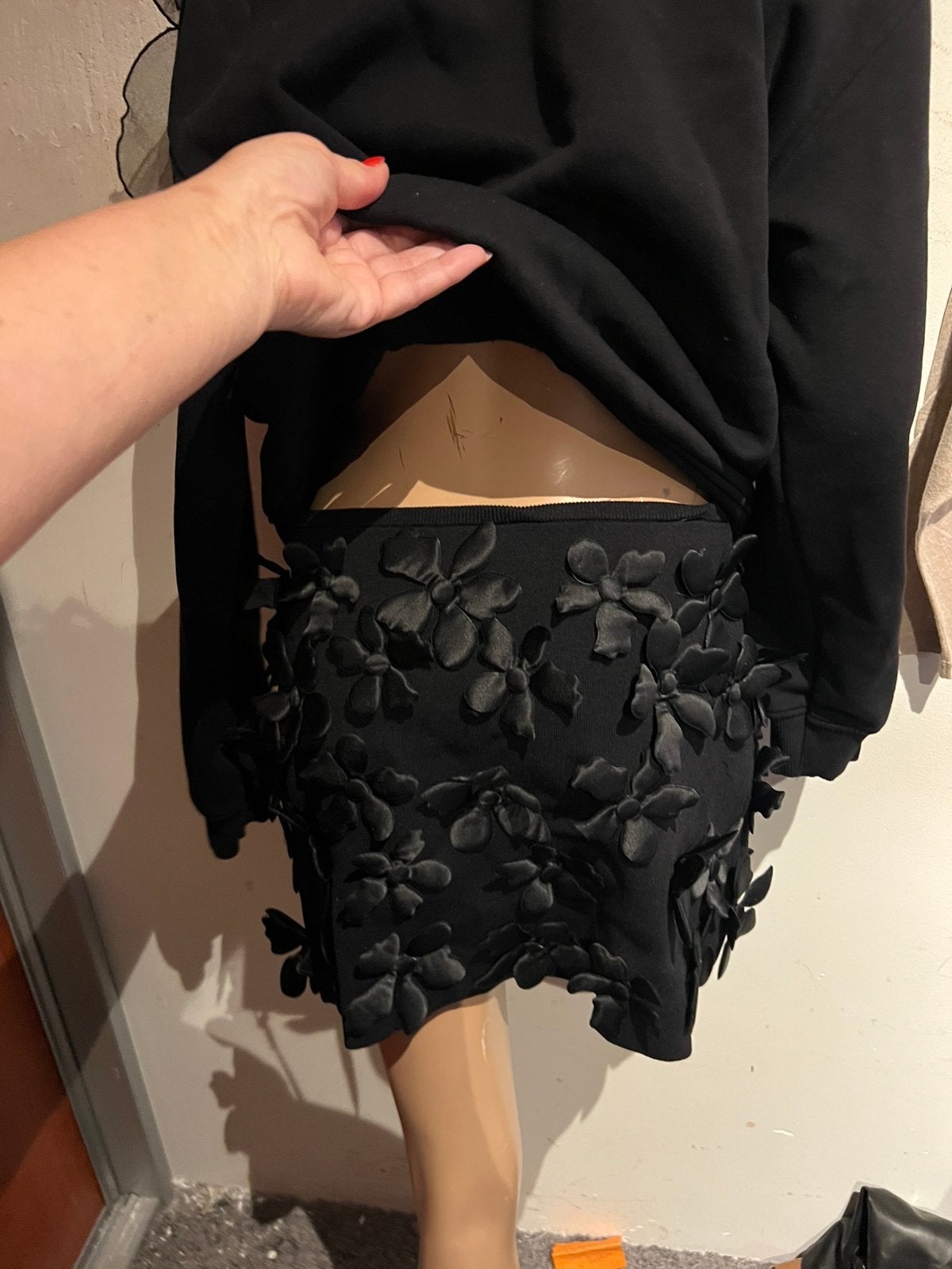 ZARA set met losse bloemen maat L zgan, G, G, Maat 42/44 (L), Ophalen of Verzenden