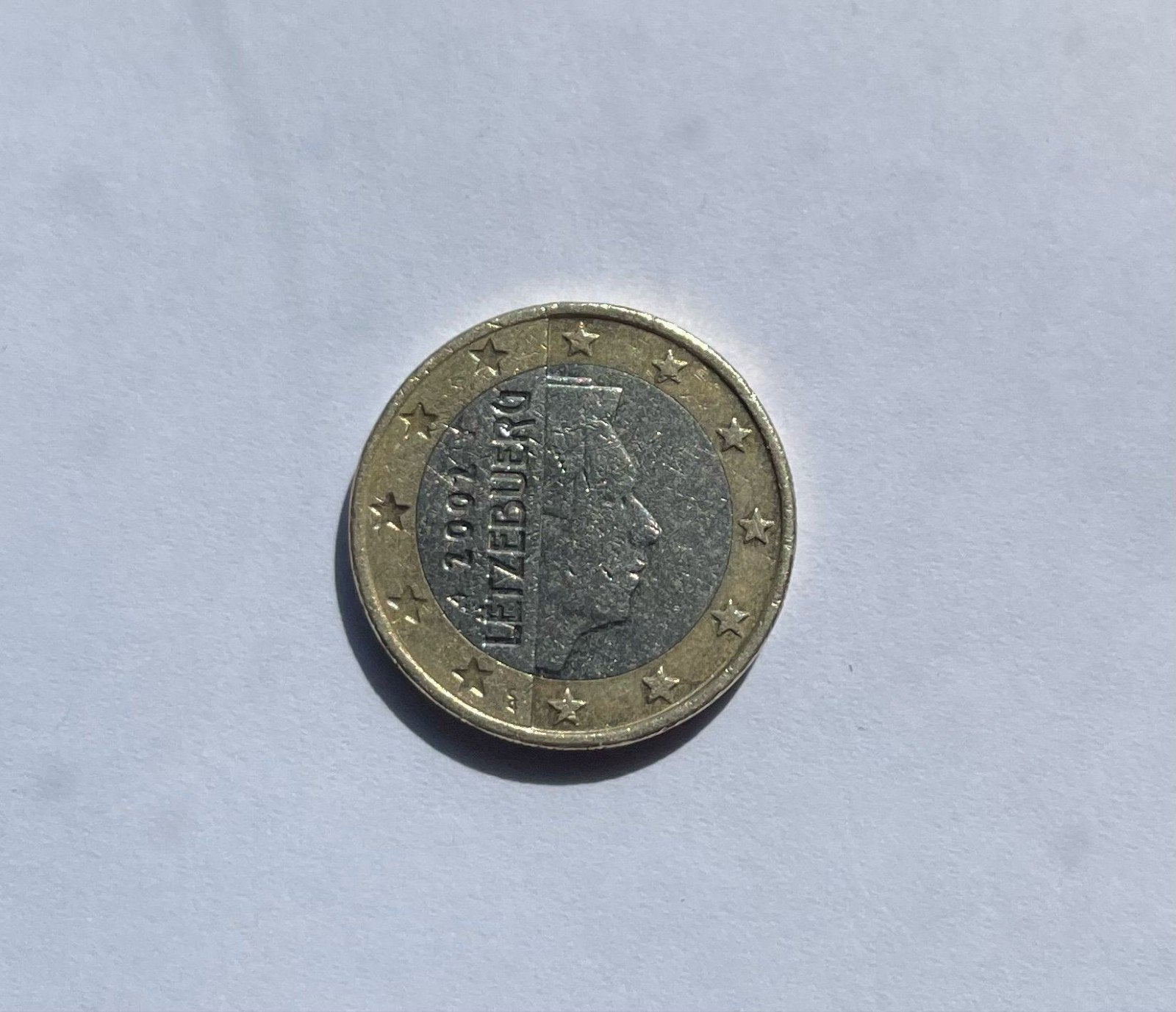 1 Euro munt Luxemburg 2002, Ophalen of Verzenden