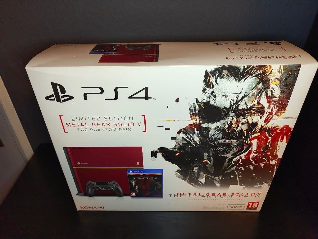 PlayStation 4 500GB - Metal Gear Phantom Limited Edition, Ophalen of Verzenden, Met 1 controller, Original, 500 GB