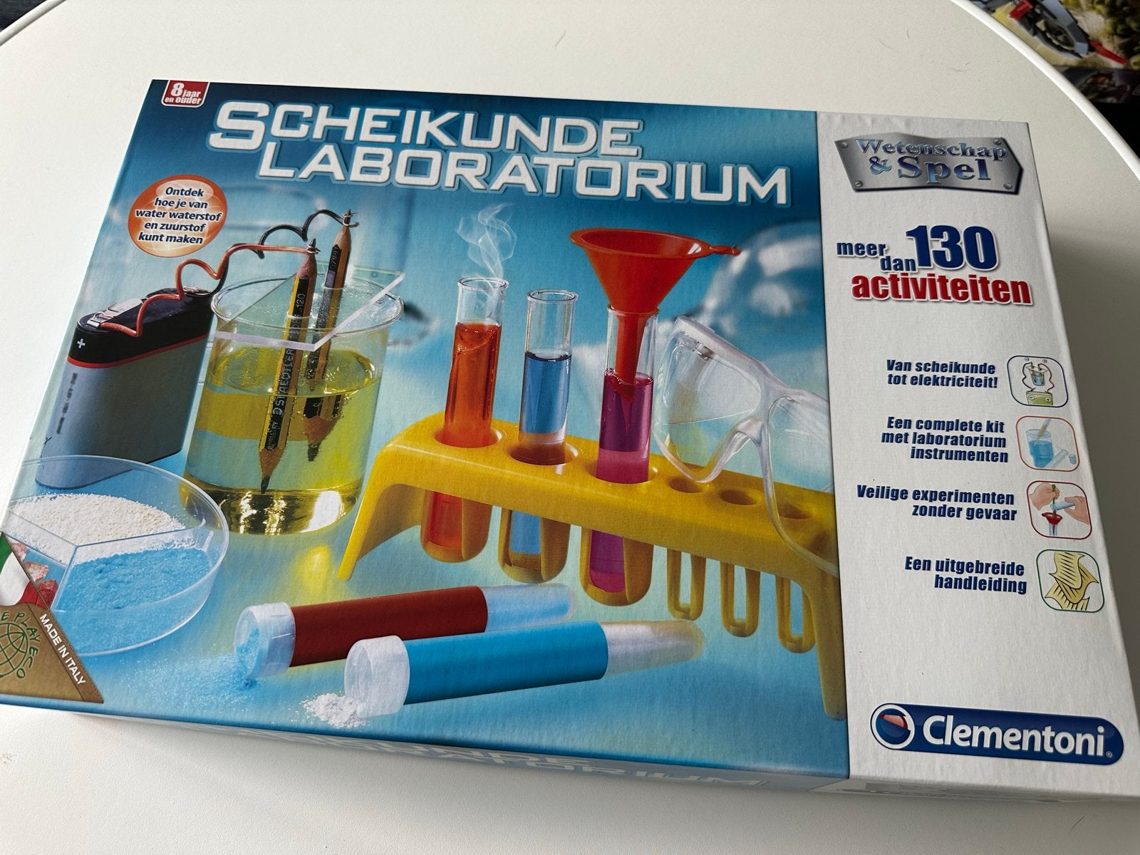 Clementoni Scheikunde Laboratorium, Kinderen en Baby's, Speelgoed | Educatief en Creatief, Ophalen, Zo goed als nieuw, Knutselen