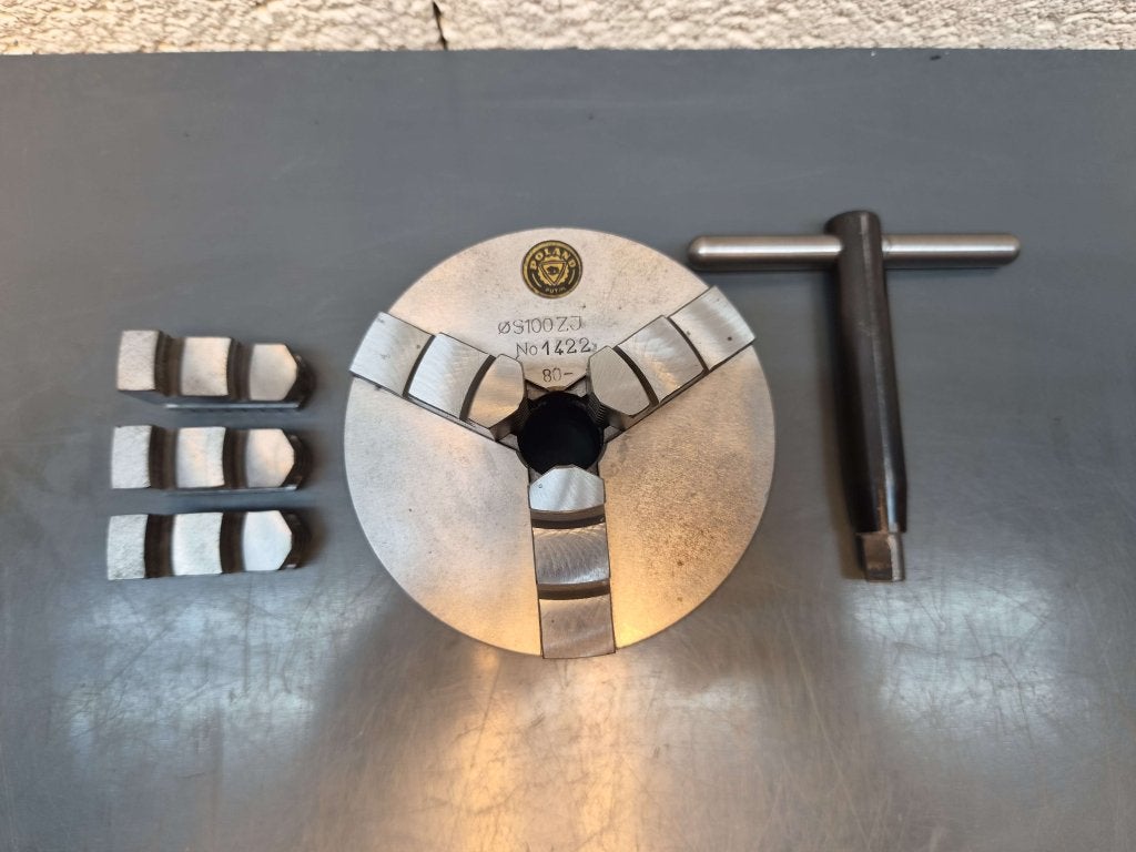 Bison 100mm Klauwplaat , zeer netjes , S100ZJ, Niet ingevuld, Niet ingevuld, Ophalen of Verzenden, Zo goed als nieuw