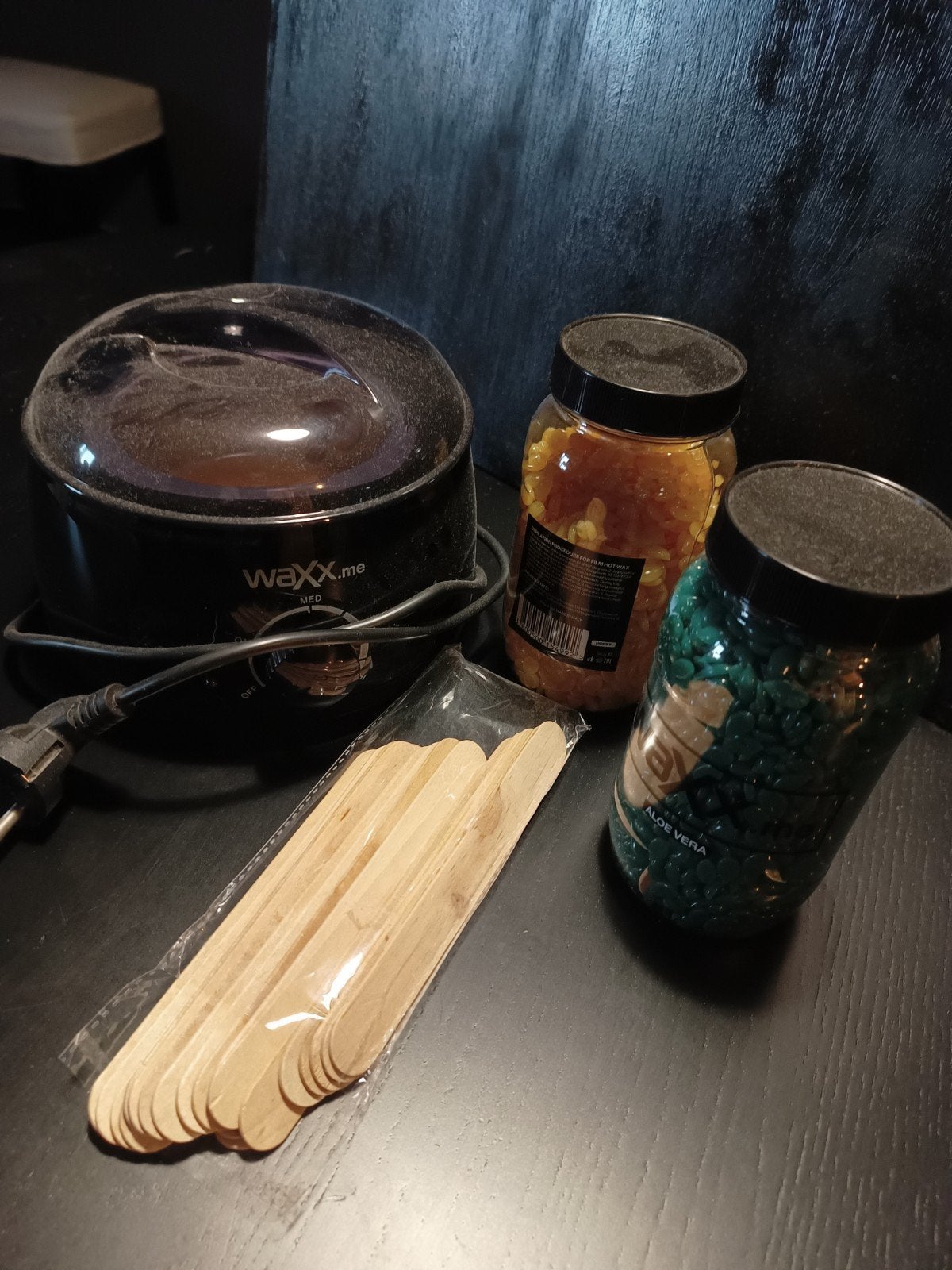 Waxapparaat met waxparels en spatels, Ophalen of Verzenden, Gebruikt, Overige typen