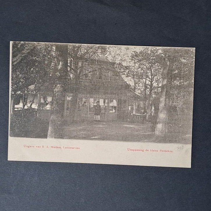 Leeuwarden Friesland Uitspanning De Kleine Bontekoe 1900, Ophalen of Verzenden, Voor 1920, Ongelopen, Friesland