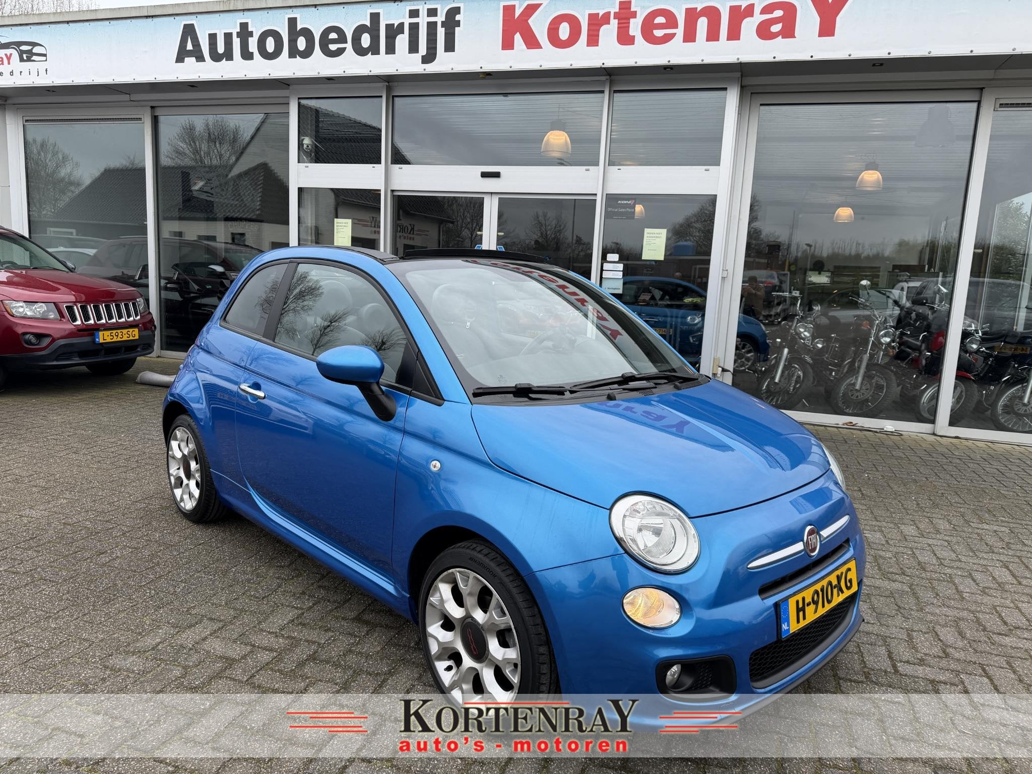 Fiat 500 C 1.2 Cabrio,Airco,Bluetooth,Pdc, Sport interieur,, Dealer onderhouden, Gebruikt, 4 cilinders, Cabriolet
