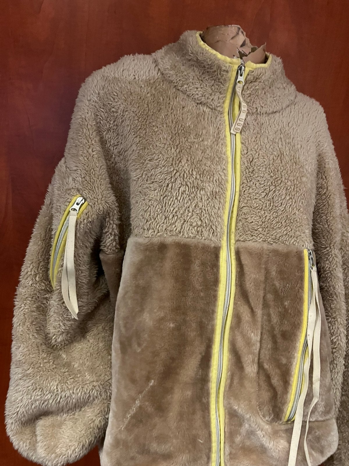 UGG teddyjas maat L origineel zgan, F, R, Beige, Maat 42/44 (L)
