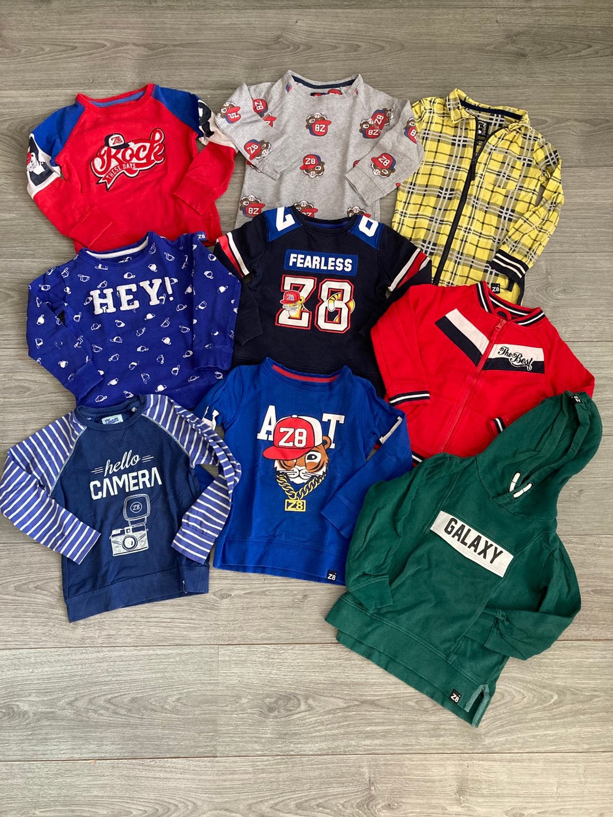 Pakket met 9 truien van Z8 jongen maat 104, Ophalen of Verzenden, Jongen, Trui of Vest