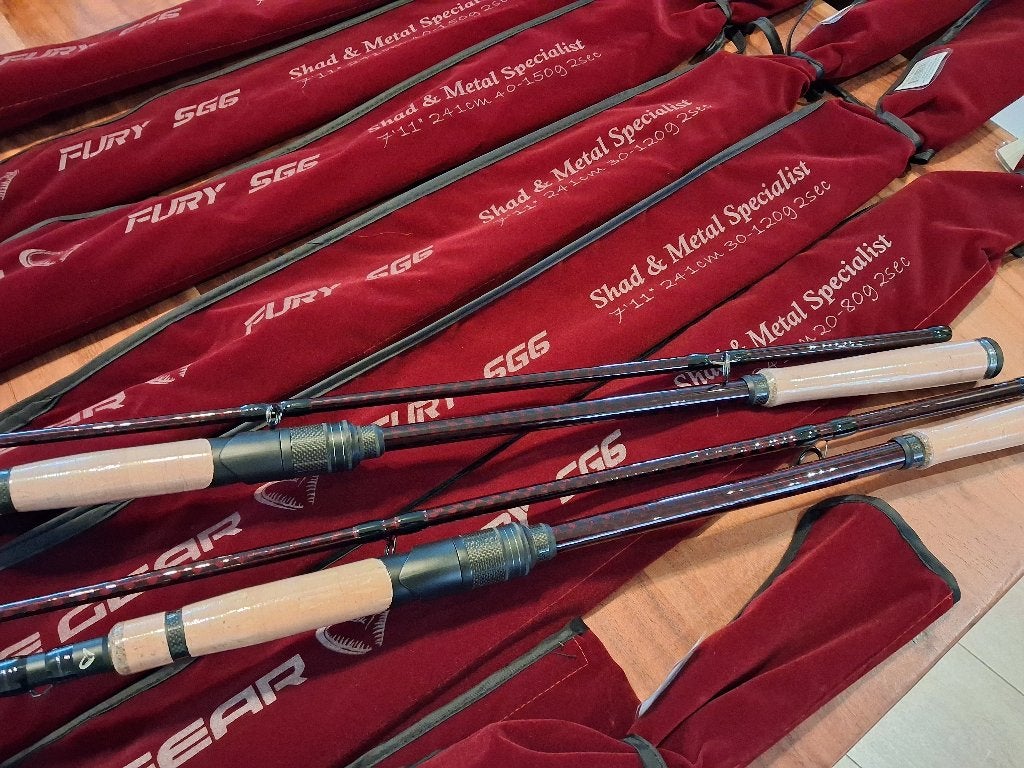 SG6 Fury Shad & Metal Specialist hengels...TOP stokken!, Tinstraat, Savage Gear, Werphengel, Nieuw