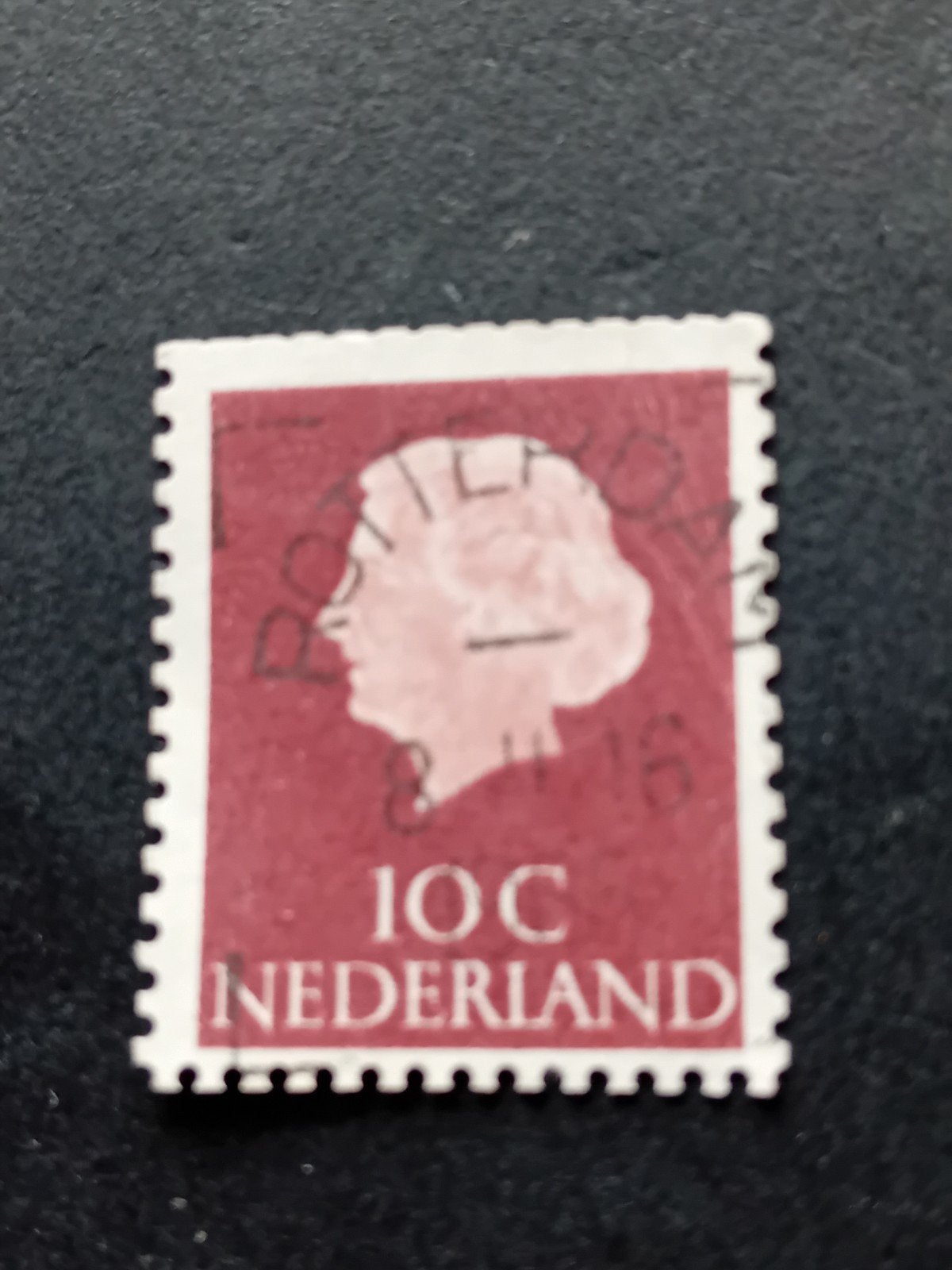 Nederlandse postzegel 10C met Juliana, Ophalen of Verzenden