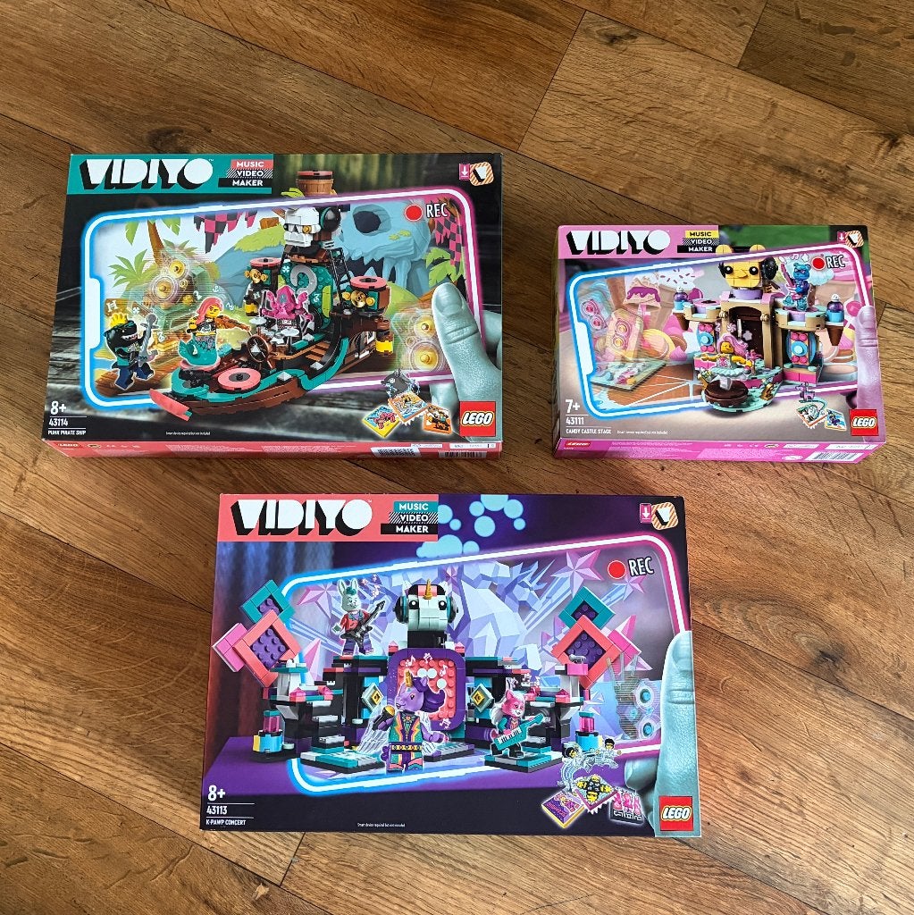 3 LEGO Vidiyo sets, Kinderen en Baby's, Inclusief accessoires, Lego, Nieuw, Ophalen of Verzenden
