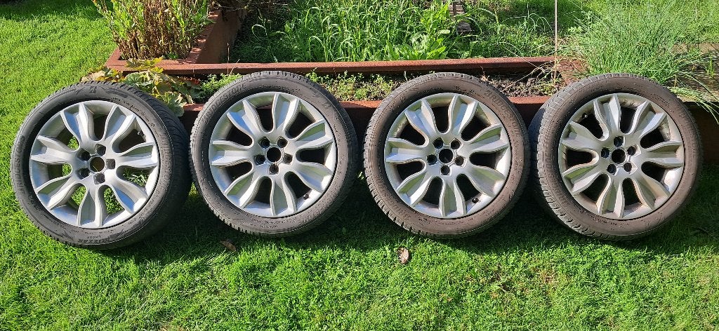 Velgen (Audi) met winterbanden (Bridgestone), Auto-onderdelen, Ophalen, Gebruikt, 16 inch, Banden en Velgen