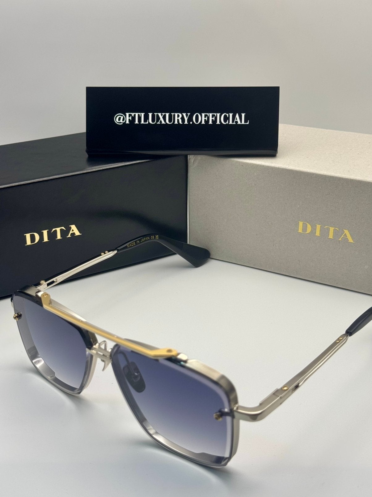 DITA Mach Six Zilver/Goud, Overige merken, Zonnebril, Overige kleuren, Nieuw