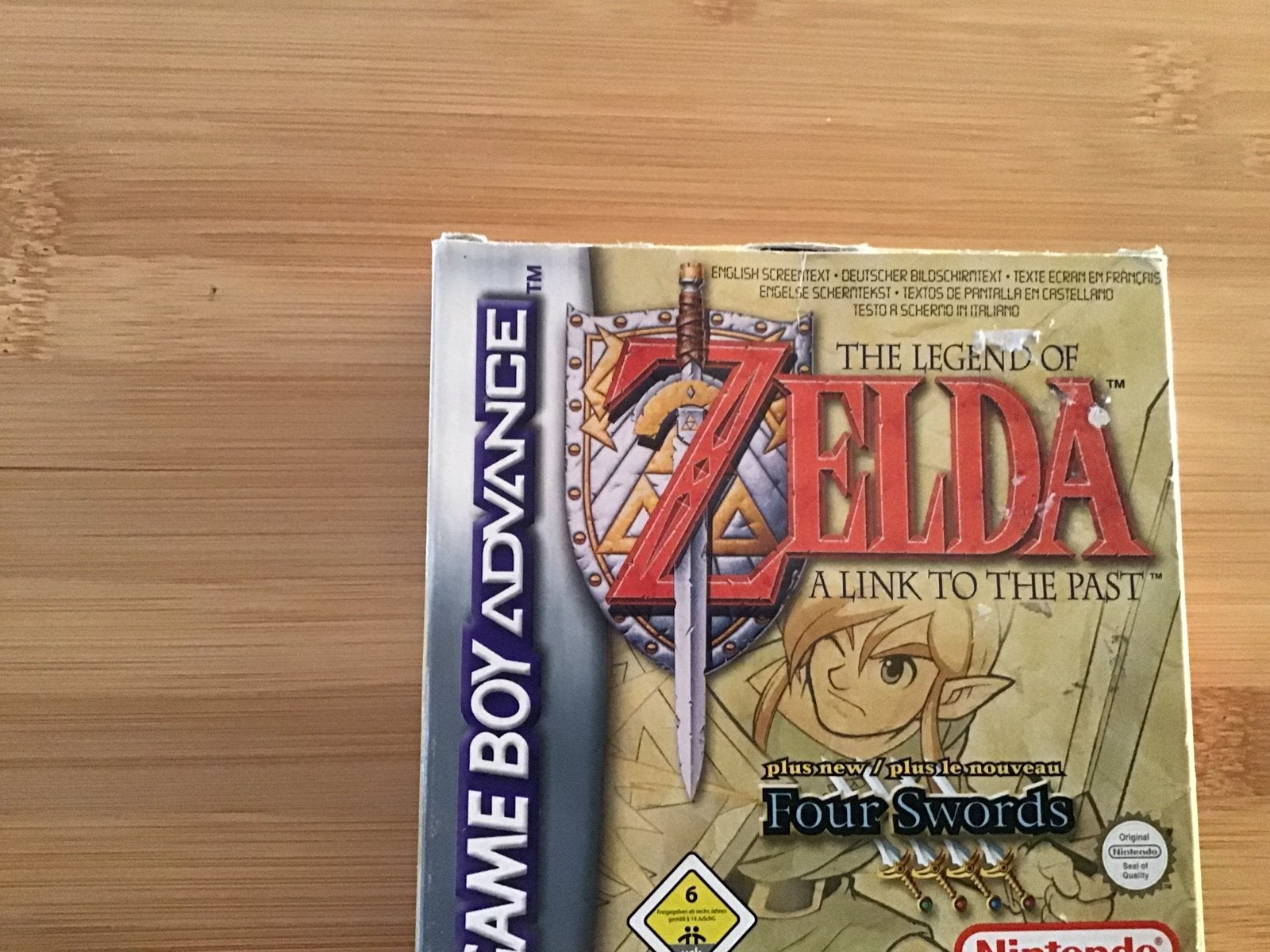 The Legend of Zelda: A Link to the Past + Four Swords GBA, Spelcomputers en Games, Avontuur en Actie, Gebruikt, Ophalen of Verzenden