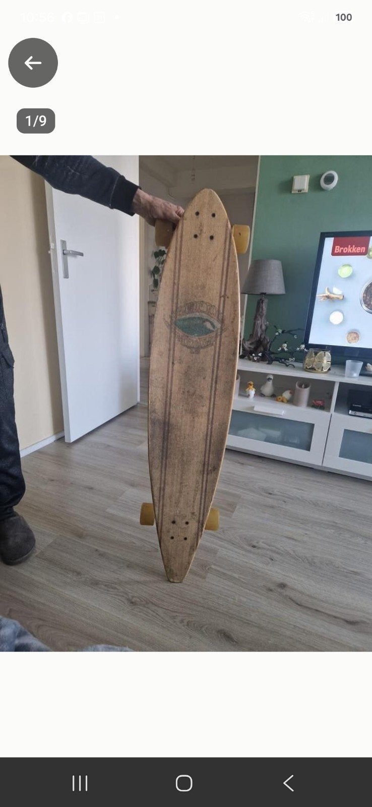 Sector 9 Longboard - Shakaloha design, Ophalen of Verzenden, Gebruikt, Skateboard, Longboard