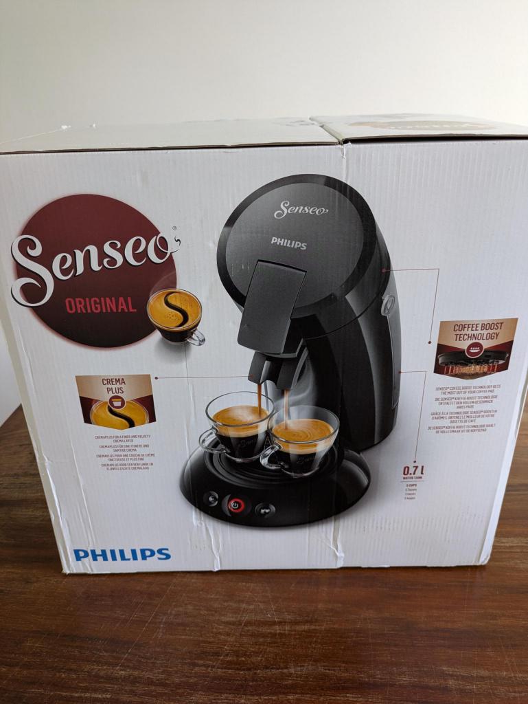 Philips Senseo Original HD6553/50, Ophalen of Verzenden, 2 tot 4 kopjes, Koffiepads en cups, Afneembaar waterreservoir