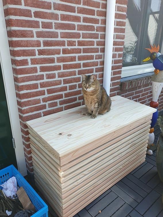 Je Airco buitenunit in een mooie Douglas ombouw, op maat., Ophalen, Nieuw