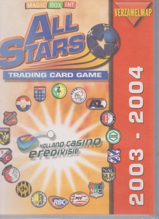 ALL STARS kaarten Eredivisie seizoen 2003-2004, Verzenden, Zo goed als nieuw, Overige binnenlandse clubs, Poster, Plaatje of Sticker