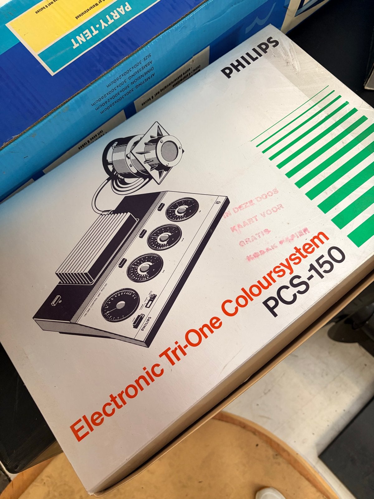 Philips Electronic Tri-One Coloursystem PCS-150, Ophalen of Verzenden, Zo goed als nieuw