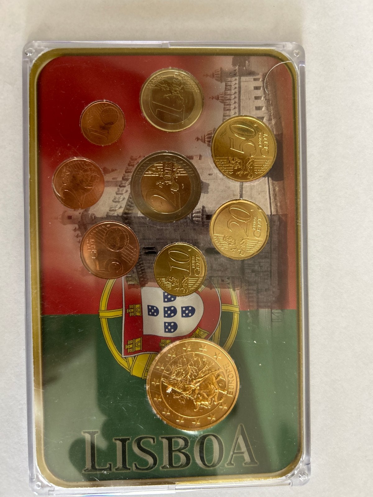 Euromunten set Lissabon Portugal, Ophalen of Verzenden, Portugal, Overige waardes, Setje