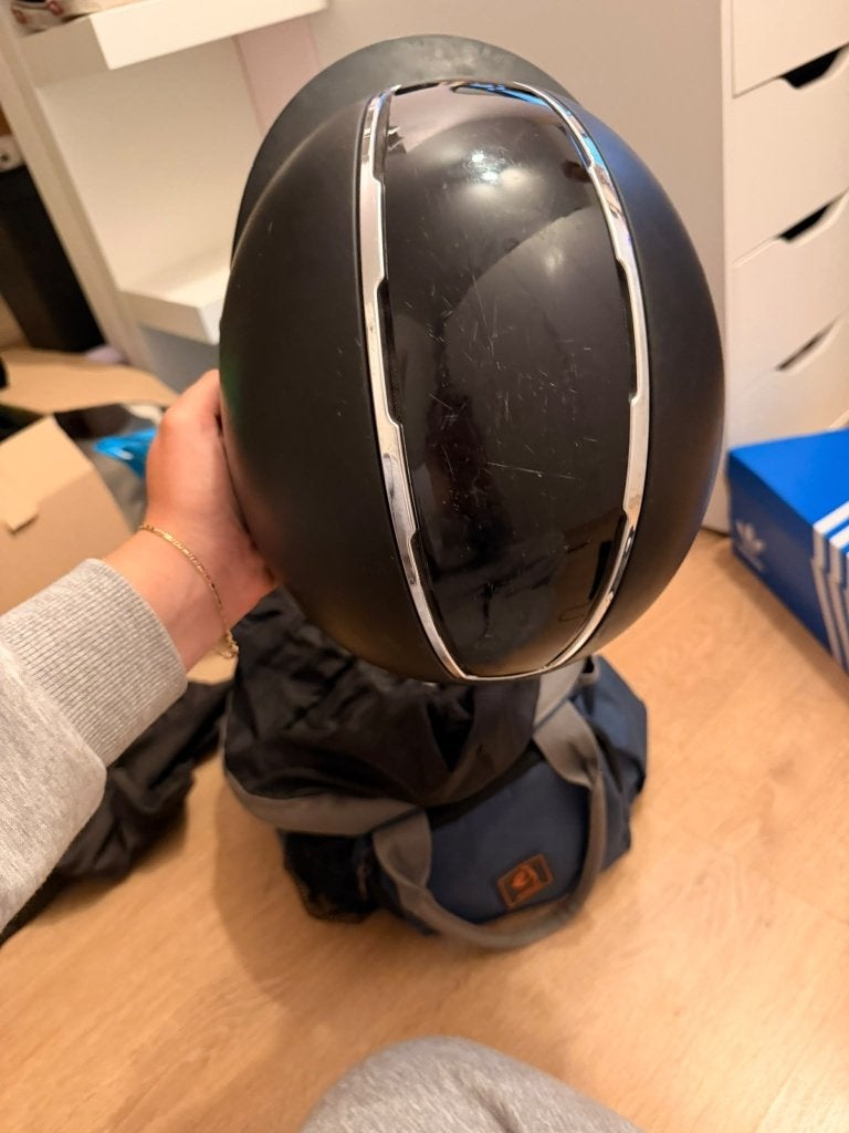 Paardrij cap, Dieren en Toebehoren, Ophalen, Gebruikt, Inclusief opbergtas, Dressuur