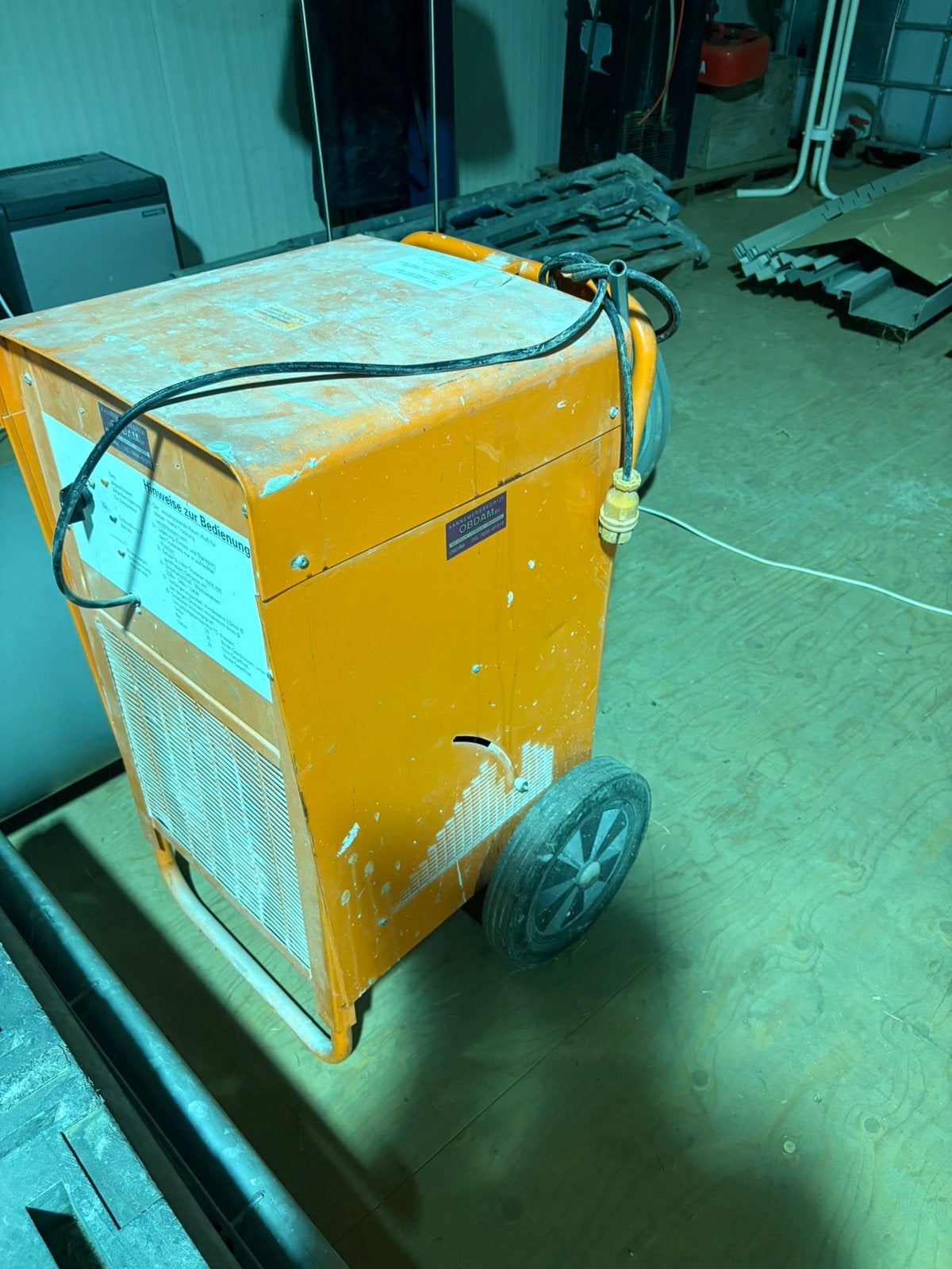 Bouwdroger 220 volt, Ophalen, Gebruikt, Ventilator