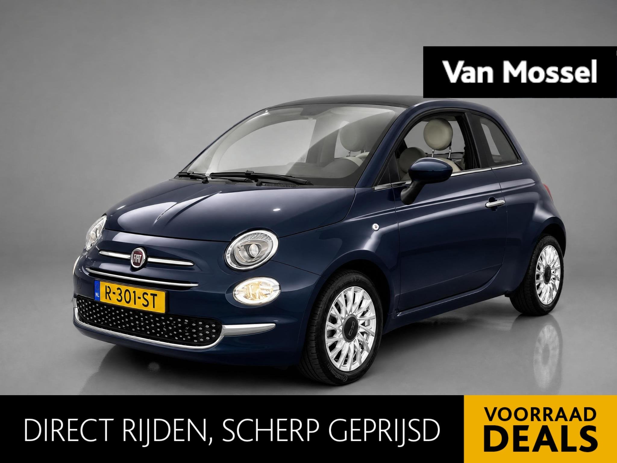 Fiat 500 1.0 Hybrid Dolcevita | Cruise Control | Apple Carpl, 12 maanden, Stof, Euro 6, Origineel Nederlands