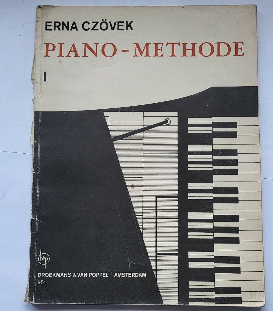 ERNA CZÖVEK PIANO-METHODE Bladmuziek leer boek retr, Muziek en Instrumenten, Gebruikt, Klassiek, Overige soorten, Ophalen of Verzenden