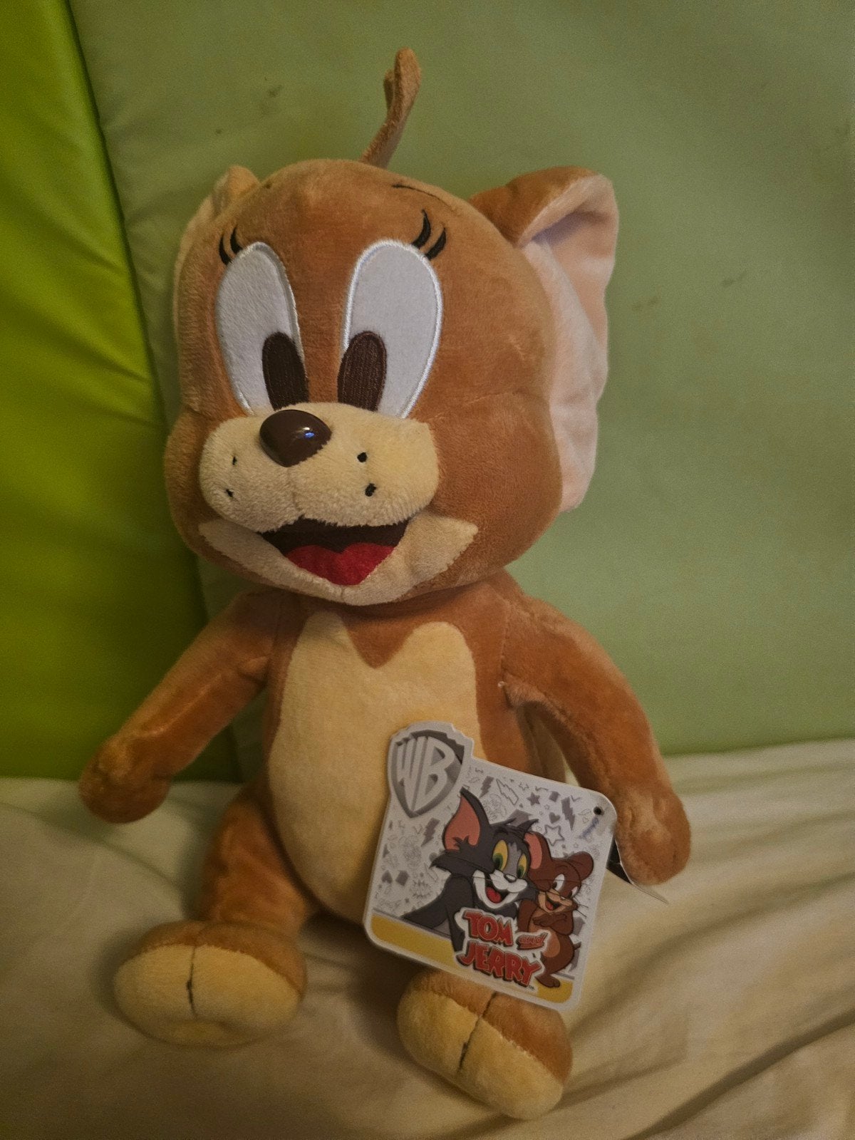 Tom en Jerry knuffel - Jerry de muis, Muis, Overige merken, Overige karakters, Ophalen of Verzenden