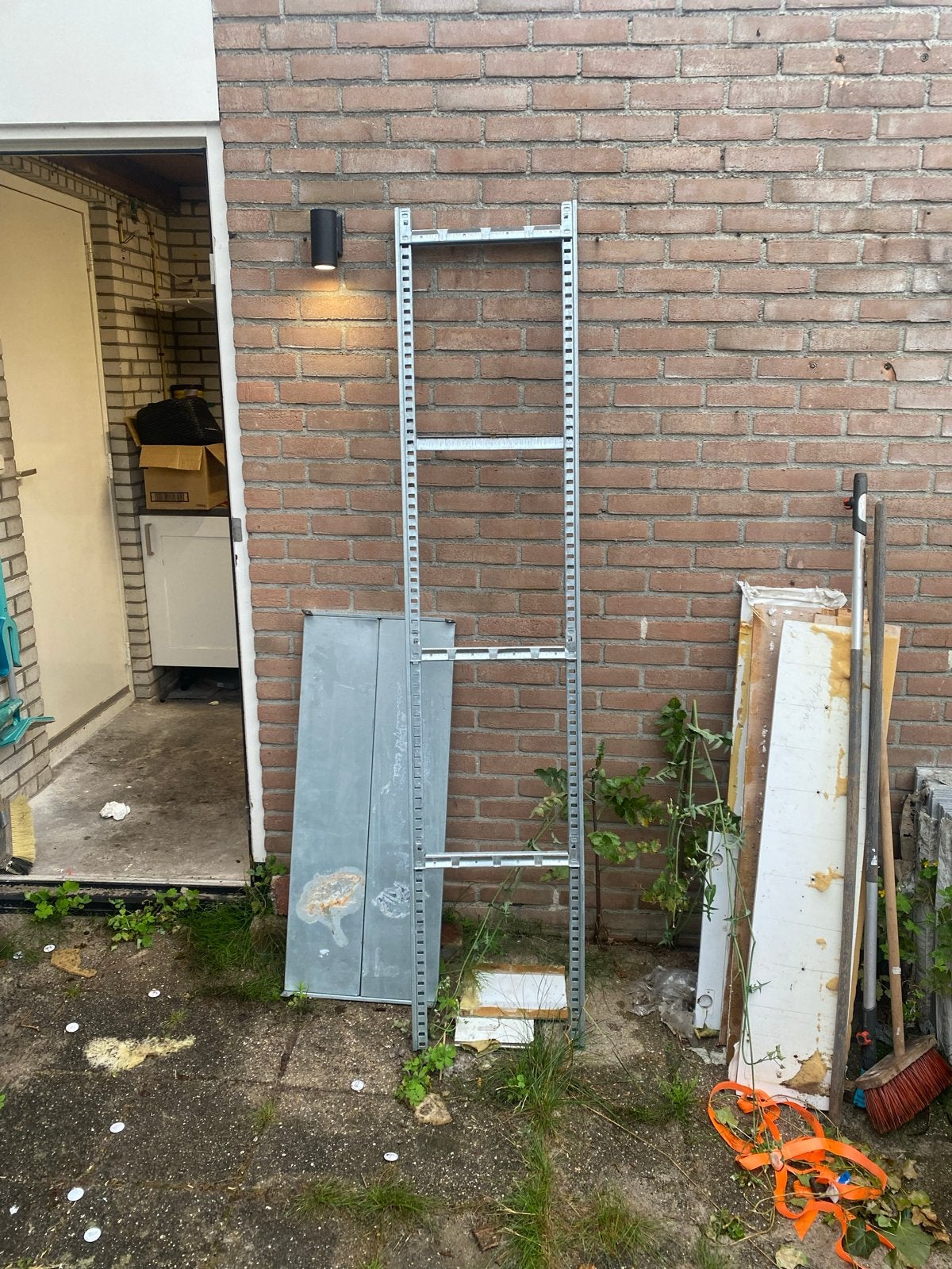 Legbordstelling 400 mm diep (GS3) - , 180 Kg per legbord, Ophalen