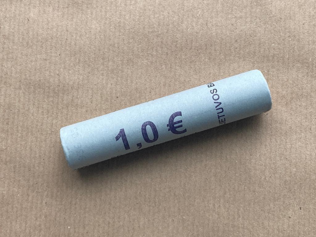 1 rol a 2 Eurocent Litouwe. 2017., Ophalen, 2 cent, Setje