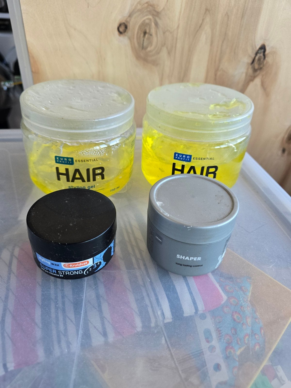 gel, shaper en wax. verzorgingsproducten gratis., Ophalen