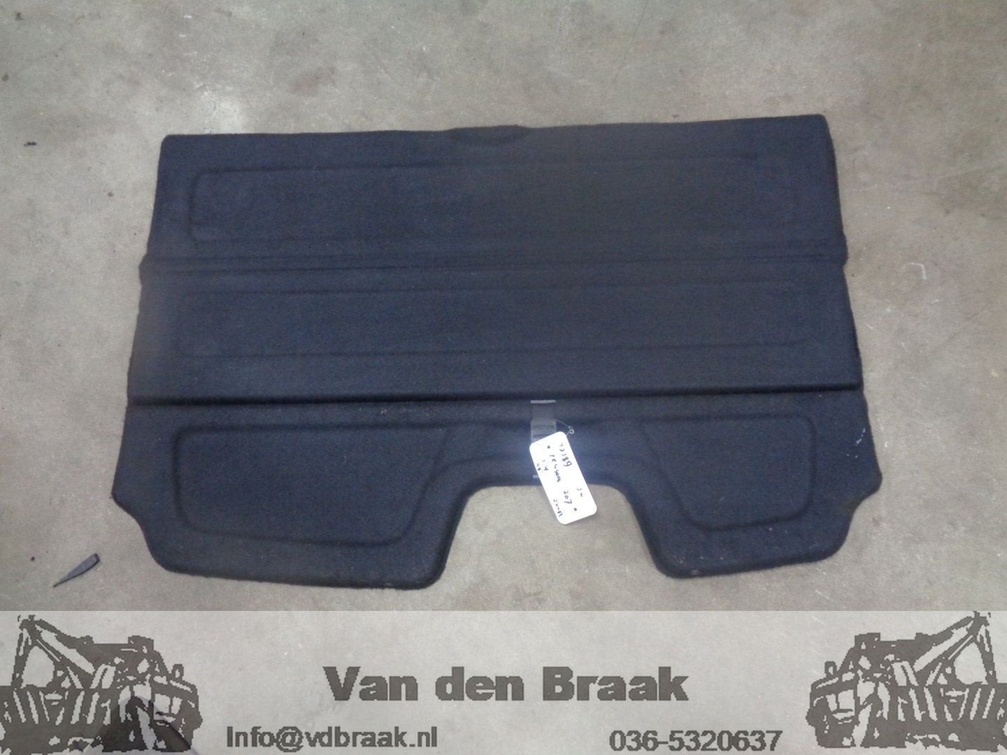 Peugeot 207 SW 2007-2013 Hoedenplank, Gebruikt, -, Herkomst onderdeel bekend, -