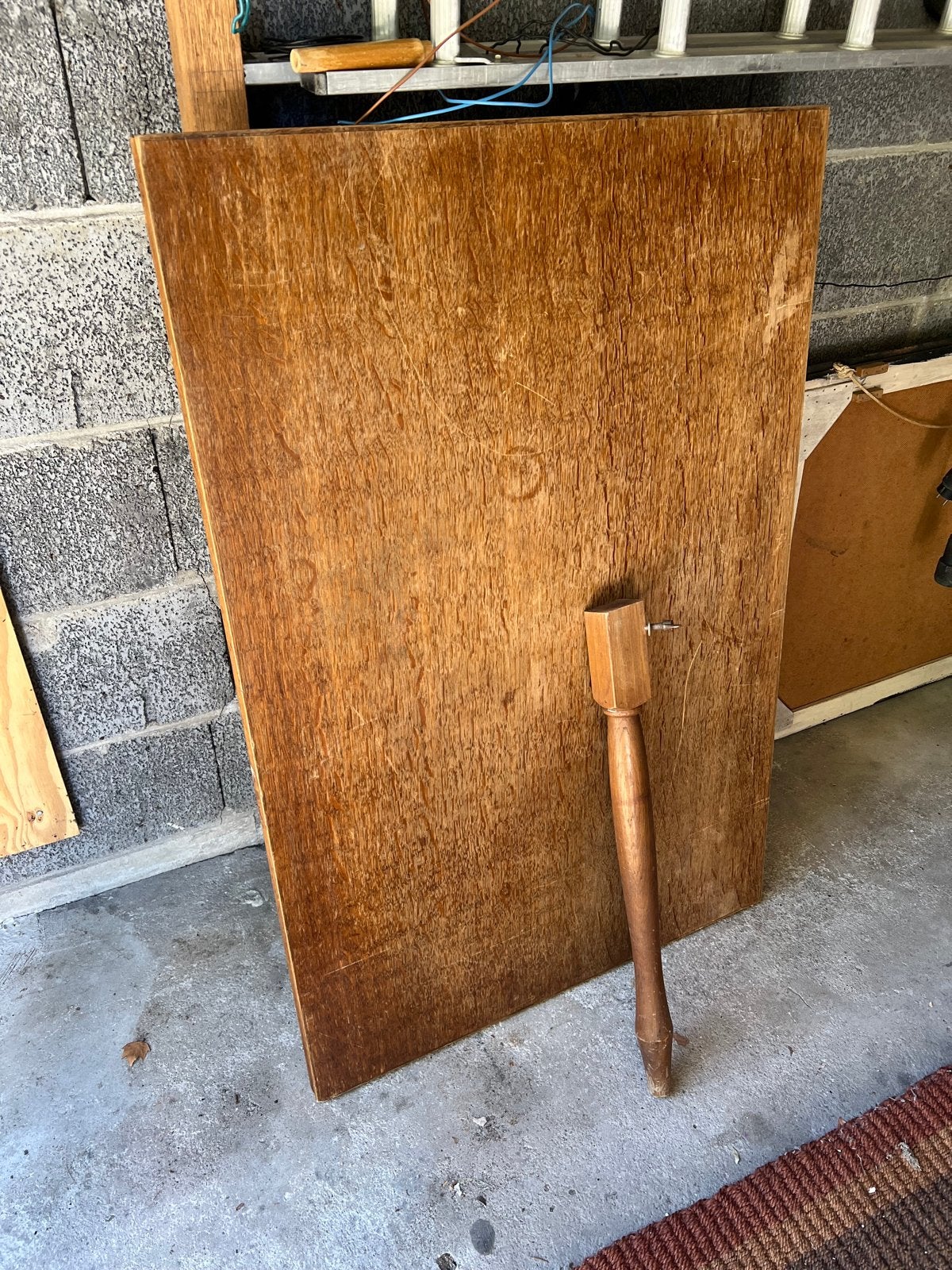 Houten tafel gebuikt, Ophalen, Gebruikt, Rechthoekig, 50 tot 100 cm
