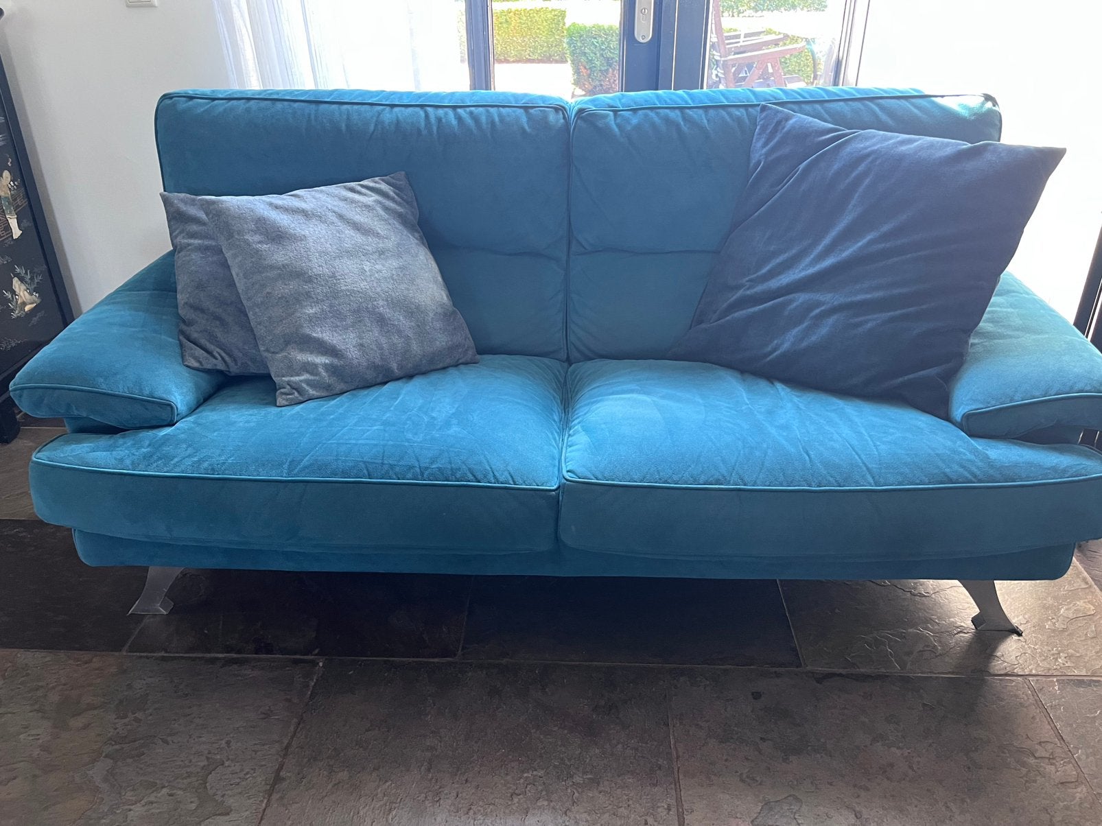 Vintage Cinna bank - Gebruikt maar in uitstekende staat, Huis en Inrichting, Ophalen, Gebruikt, 150 tot 200 cm, Tweepersoons
