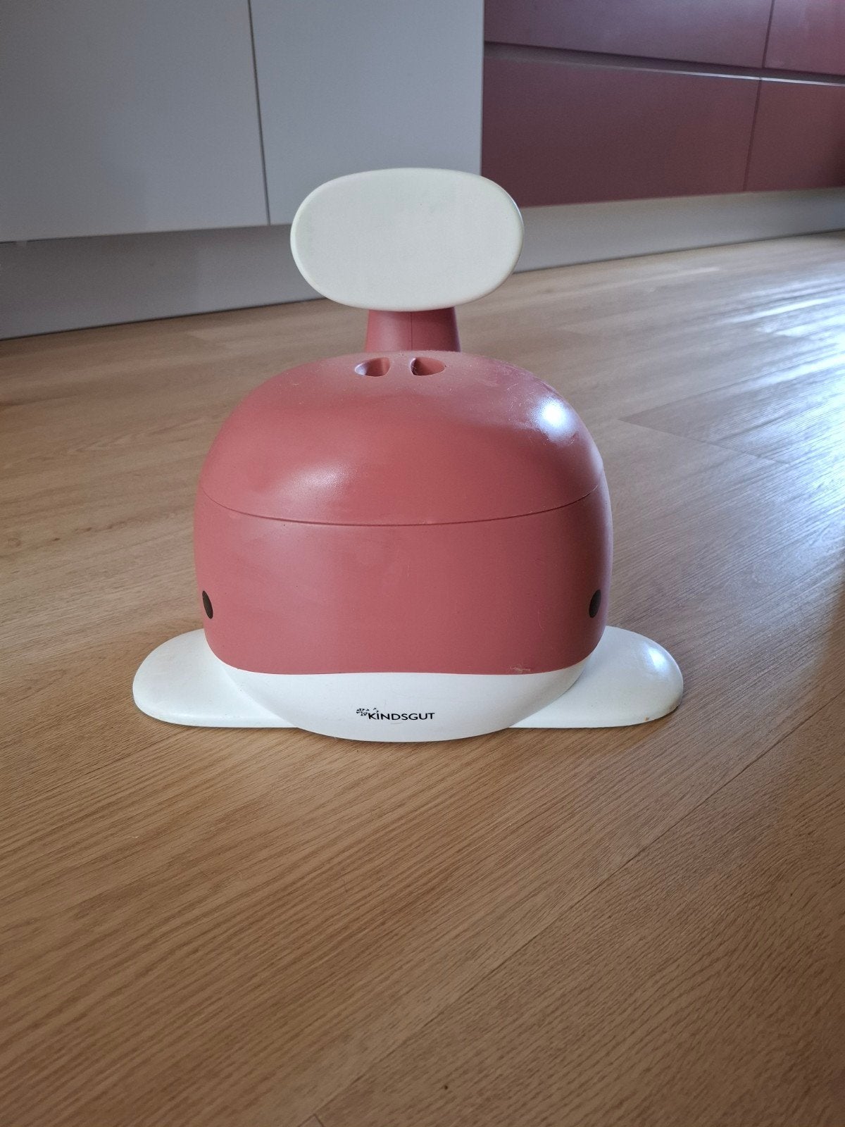 Kindsgut potje in walvis design - roze/wit, Ophalen of Verzenden, Gebruikt