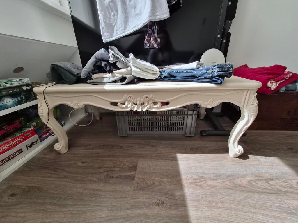 Salontafel met sierlijke poten, Ophalen, Gebruikt, 50 tot 100 cm, 100 tot 150 cm