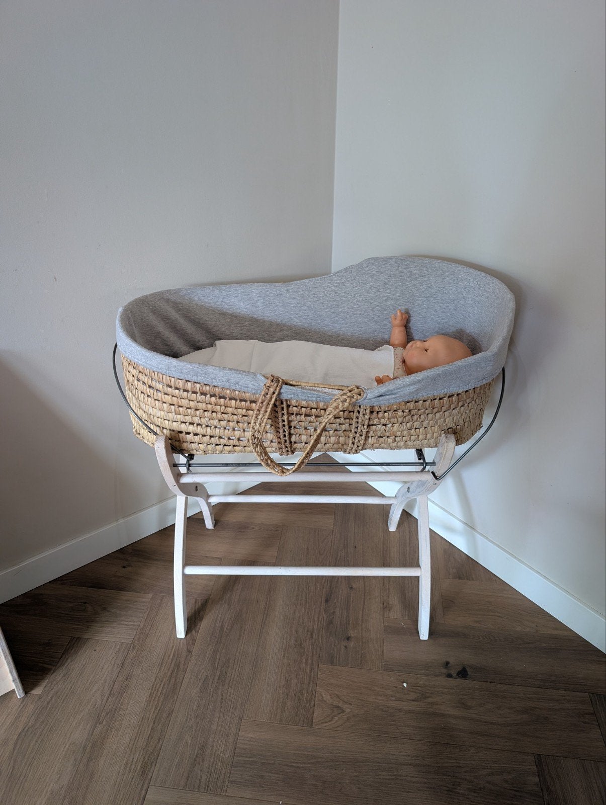 Wieg met standaard - zo goed als nieuw, Kinderen en Baby's, Babywiegjes en Ledikanten, Ophalen, Gebruikt, Wieg