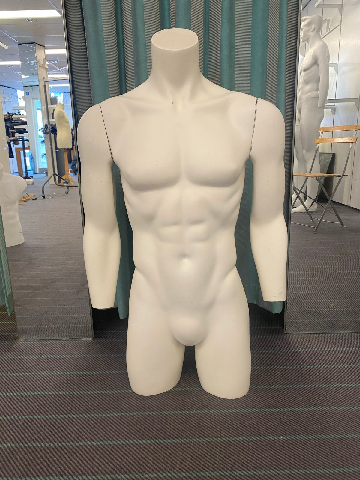 Heren paspop torso 90cm - Afneembare armen, Ophalen, Paspop
