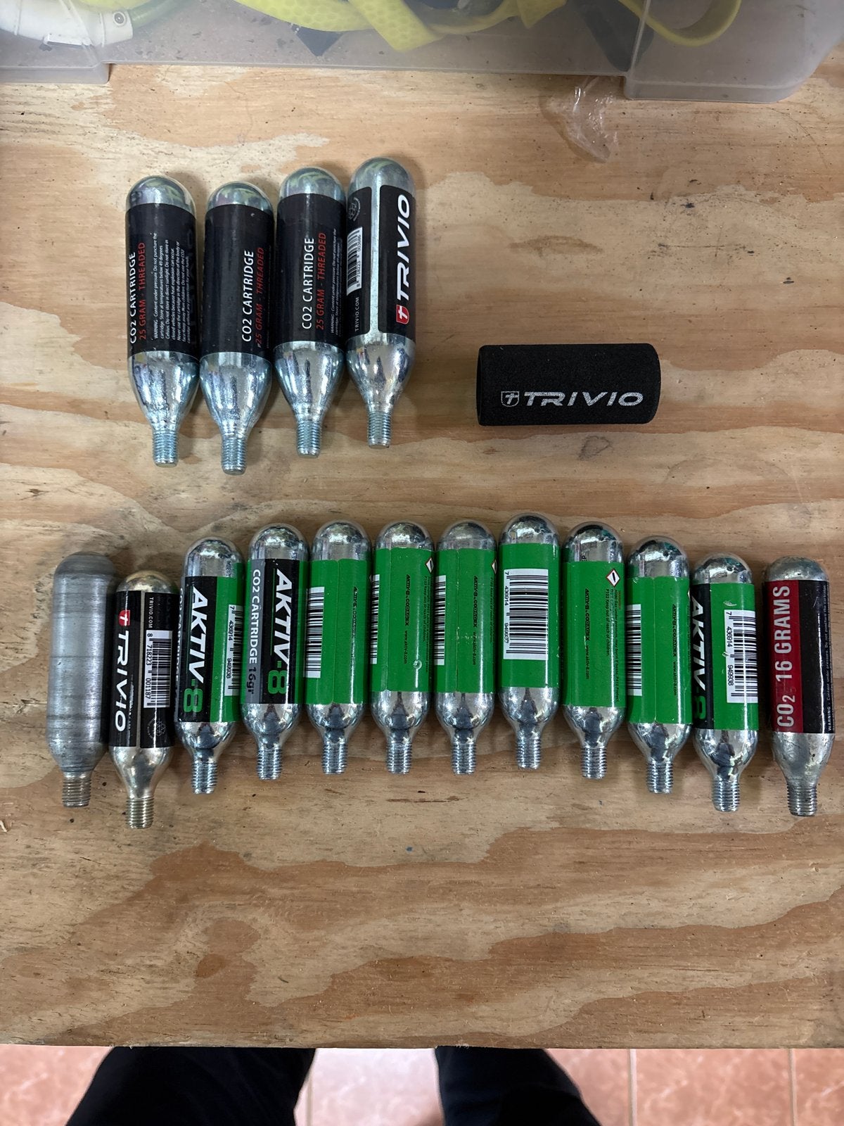 CO2 patronen 16g en 25g voor fietsbanden + Trivio hoes, Ophalen of Verzenden, Nieuw