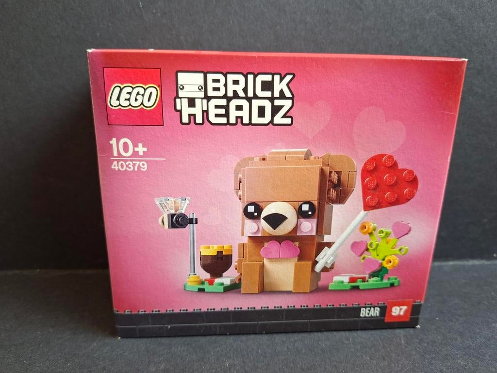 Lego Brickheadz 40379 minifig NIEUW Valentijnsbeer Valentine, BrickHeadz, Lego, Nieuw, Ophalen of Verzenden