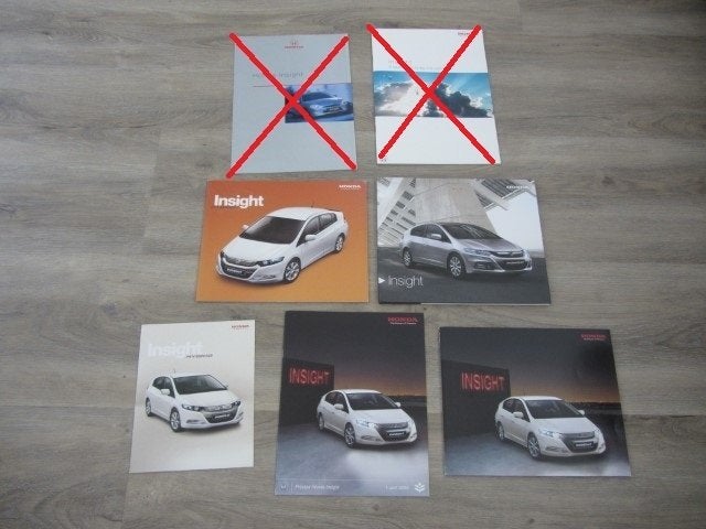 Honda Insight Folders, Ophalen of Verzenden, Zo goed als nieuw, Honda, Honda