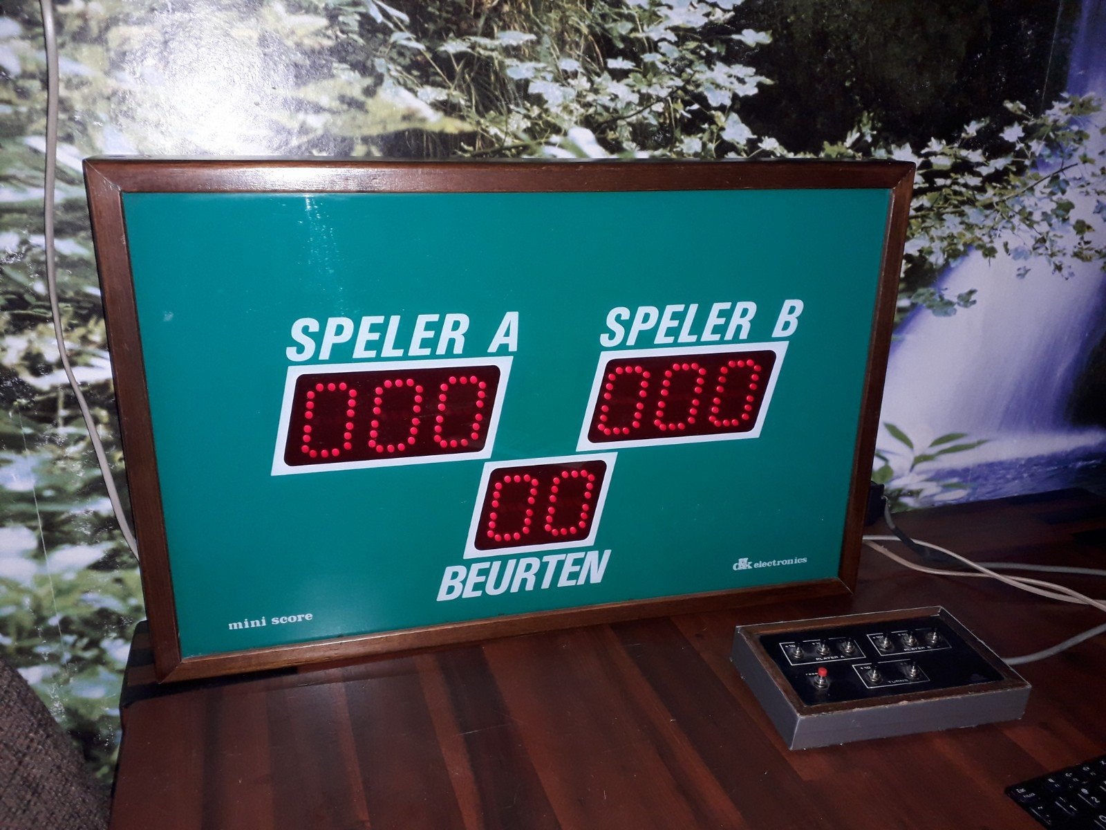 Digitaal biljart scorebord - Dk electronics, Ophalen of Verzenden, Gebruikt