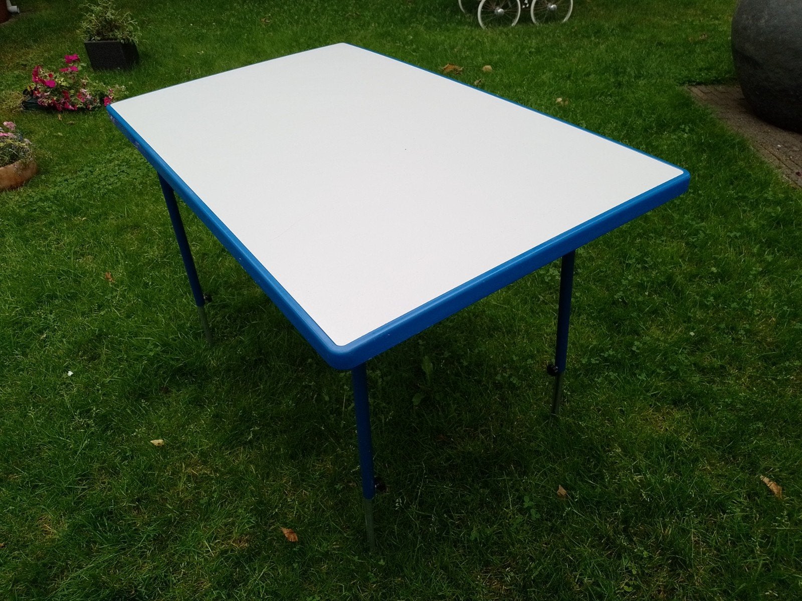 Handige inklapbare campingtafel - 115x69 cm, Ophalen, Gebruikt, Campingtafel