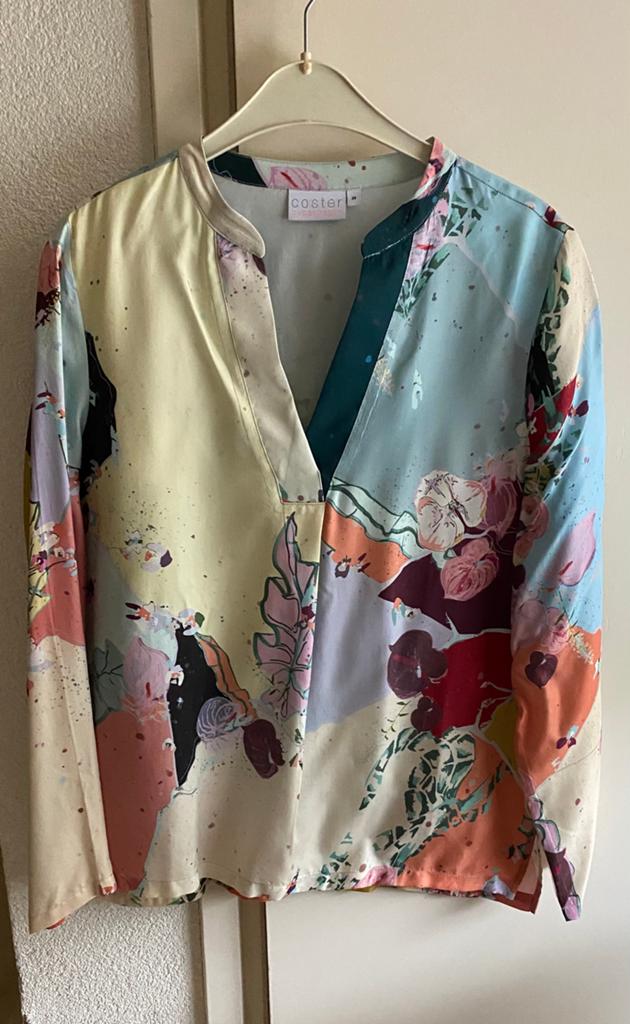 COSTER Copenhagen printed blouse - mt 34 - NIEUW, Verzenden, Nieuw, Coster Copenhagen, Maat 34 (XS) of kleiner
