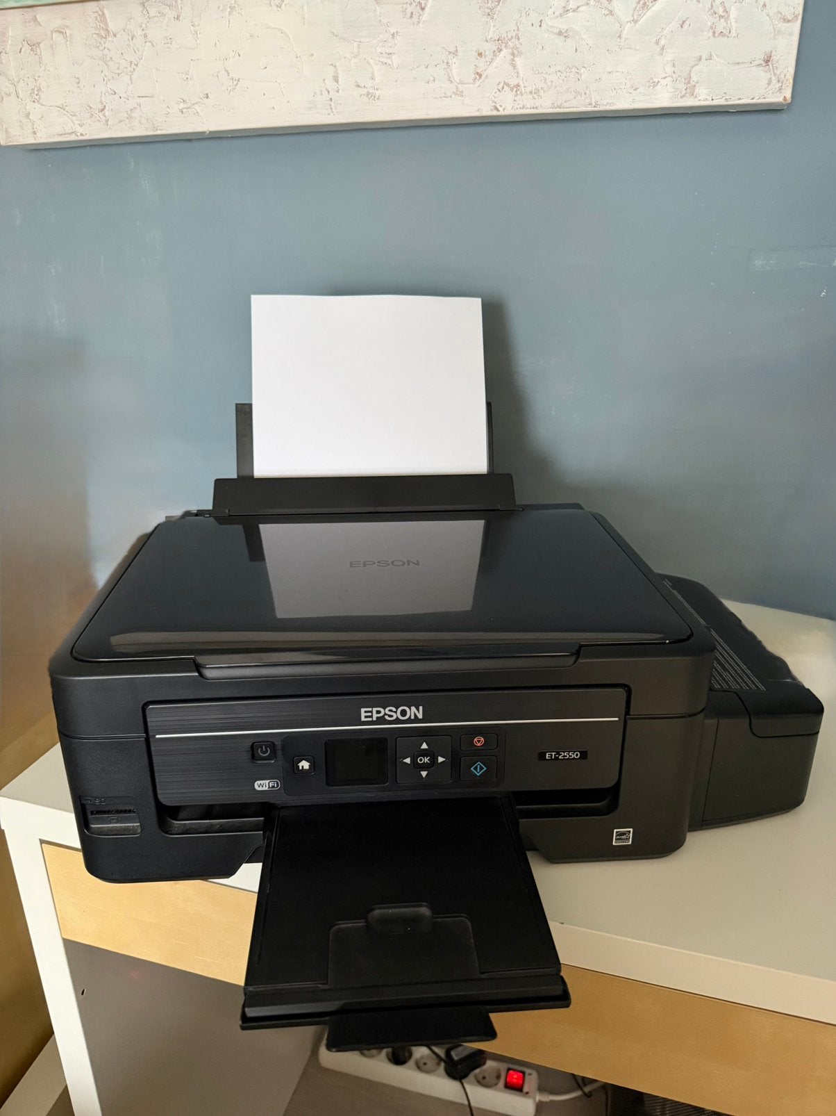 Epson EcoTank ET-2550 + 4 NIEUWE originele inktflessen, Ophalen of Verzenden, Gebruikt, Scannen, All-in-one