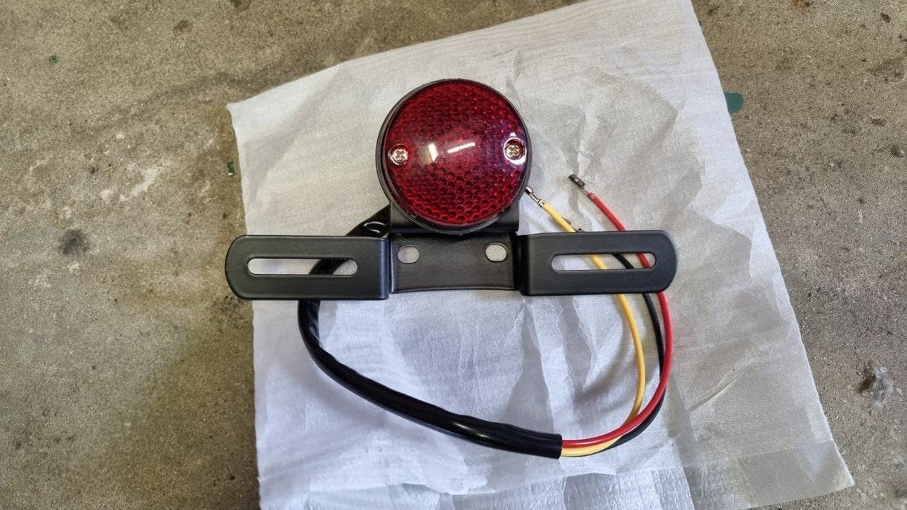 bobber caferacer achterlicht , remlicht , kentekenplaathoude, Ophalen of Verzenden, Nieuw