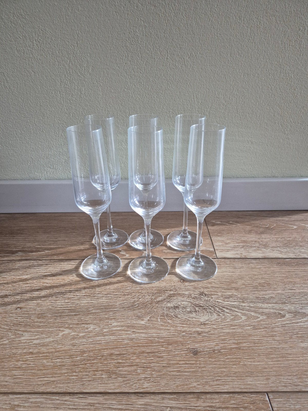 6 Champagne Glazen, Ophalen, Nieuw, Overige typen