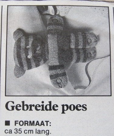 Breipatroon  Poes nr 9045 do, Verzenden, Nieuw, Breien, Patroon of Boek