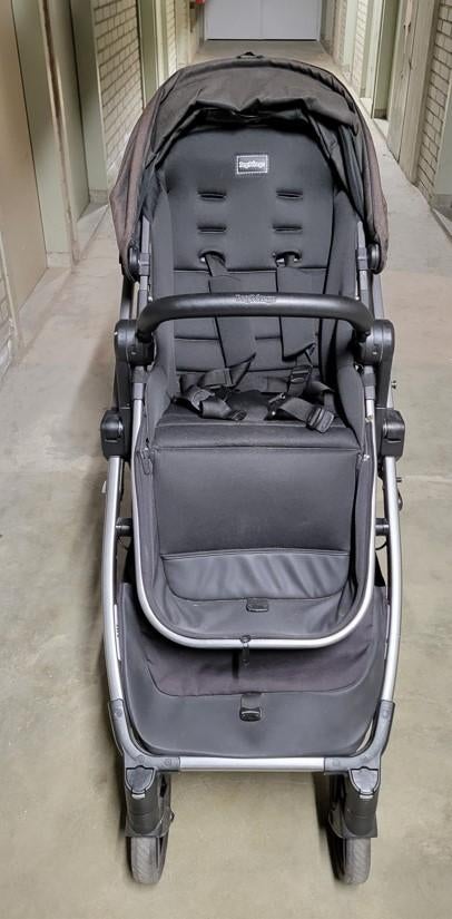 Kinderwagen Peg Perego Ypsi Combo, Gebruikt, Verstelbare duwstang, Ophalen, Kinderwagen
