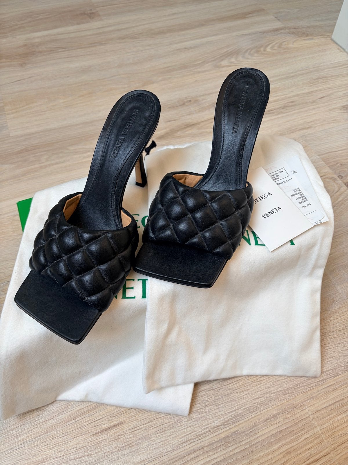 Bottega Veneta Hakken - Nieuw met bon en doos, Ophalen, Nieuw, Zwart, Pumps